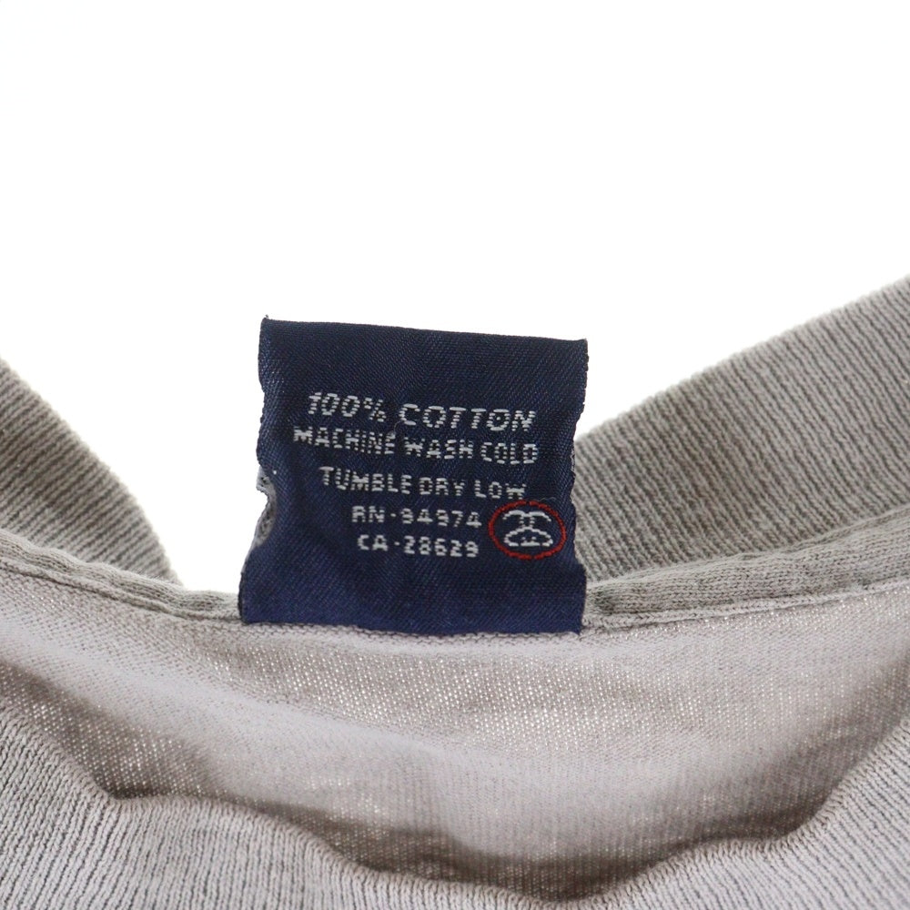 STUSSY(ステューシー) 90s Track & Field 紺タグ 半袖Tシャツ カットソー グレー