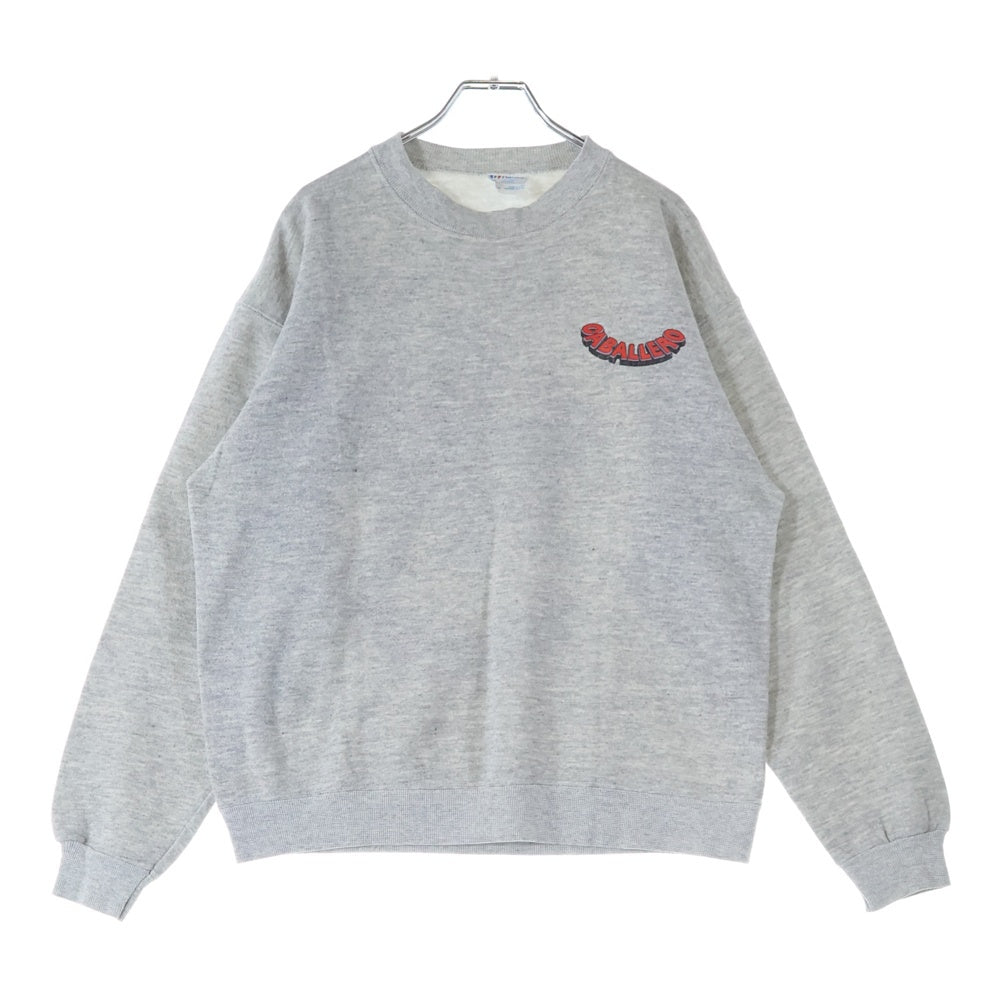 Hanes(ヘインズ) 90s POWELL CABALLERO パウエル キャバレロ 長袖スウェット トレーナー グレー