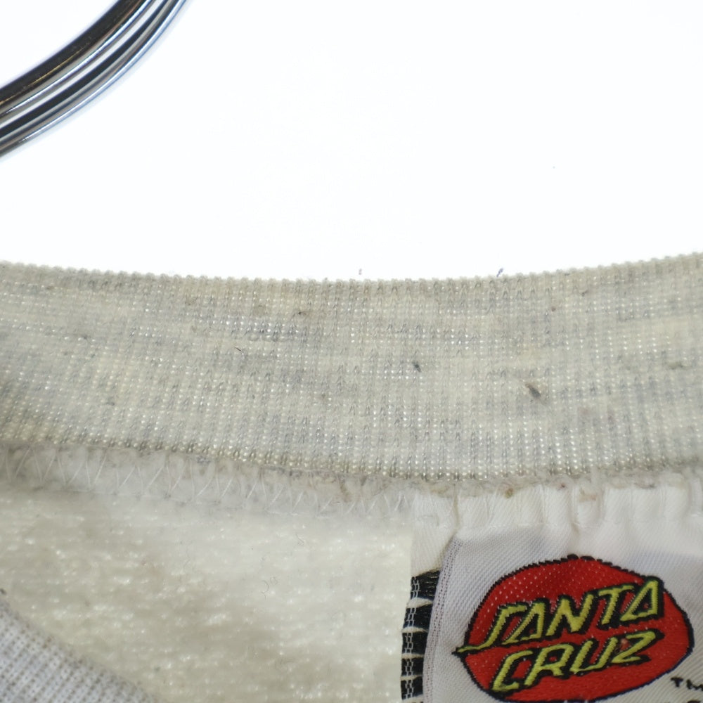 SANTA CRUZ(サンタクルーズ) 90s Logo Sweat Shirt ロゴ スウェットシャツ グレー