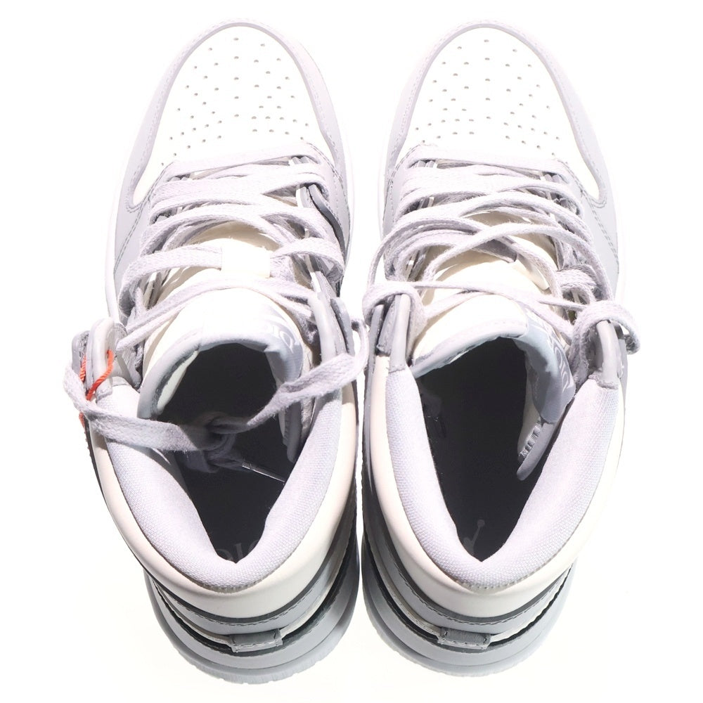NIKE(ナイキ) ×DIOR AIR JORDAN 1 HIGH OG CN8607-002 3SH130ZDD ディオール エアジョーダン 1 ハイカットスニーカー グレー/ホワイト US6.5/24.5cm レディース