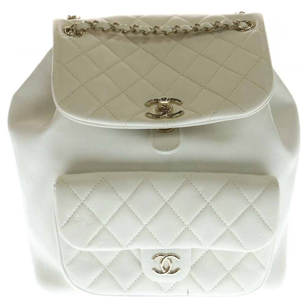 CHANEL(シャネル) マトラッセ リュックサック AS3618 ホワイト