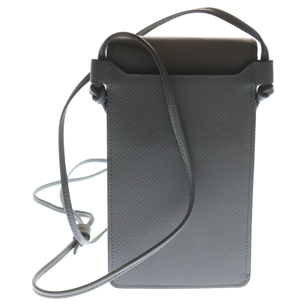 CELINE(セリーヌ) Phone pouch with Flap モバイルポーチ スマホケース グレー