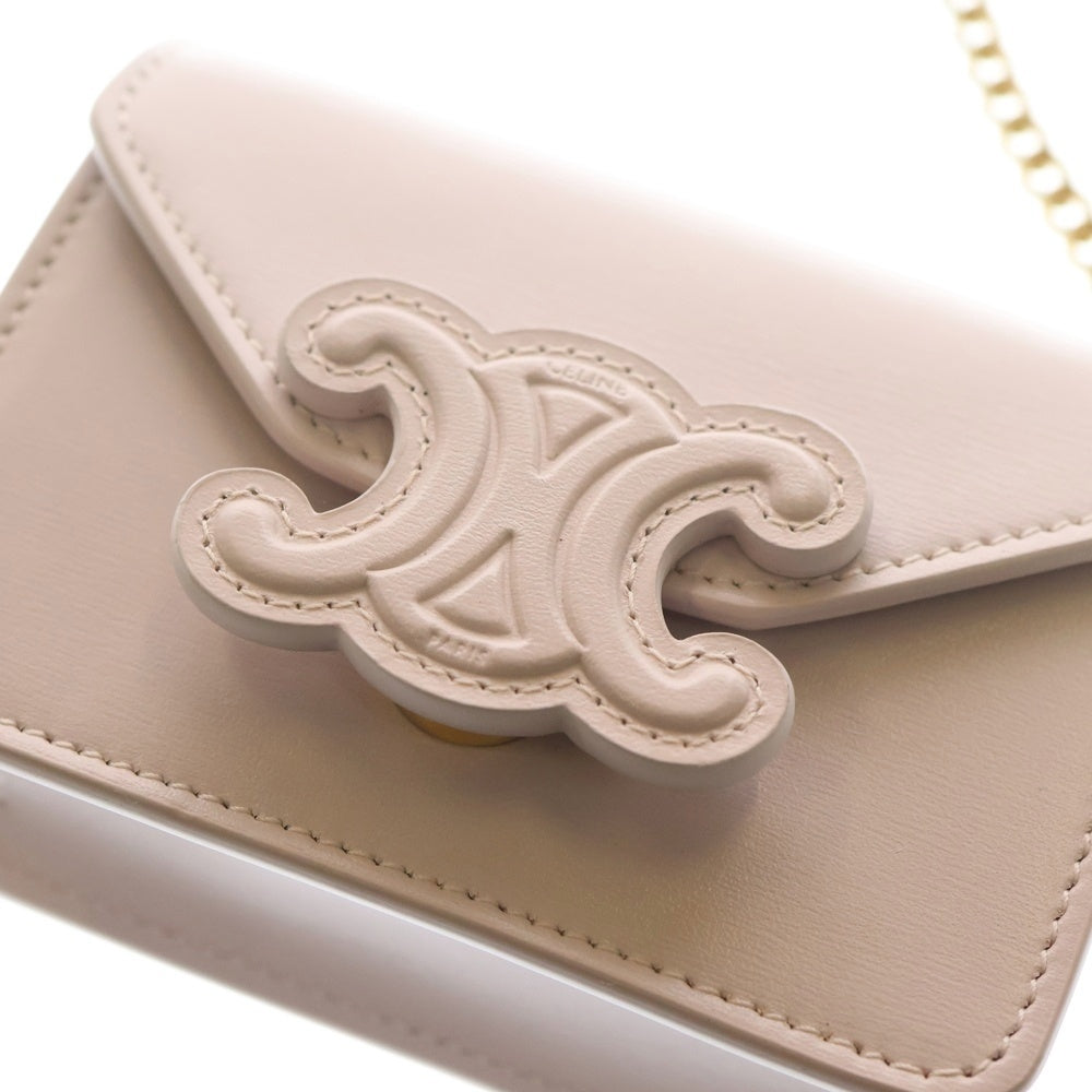 CELINE(セリーヌ) トリオンフ レザー ミニ ミニ チェーンショルダー