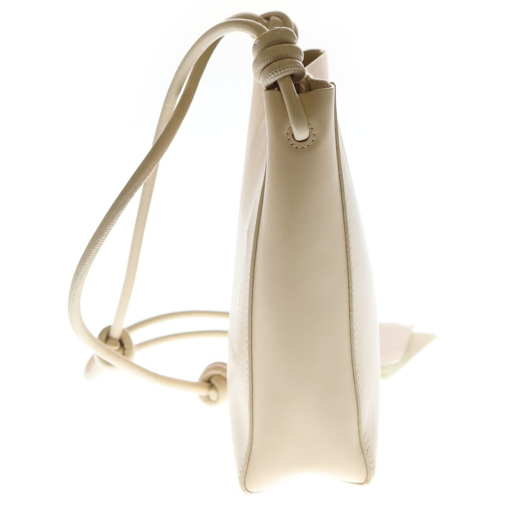 JIL SANDER(ジルサンダー) GIRO SHOULDER BAG ジロ レザーショルダーバッグ ベージュ J07WG0002