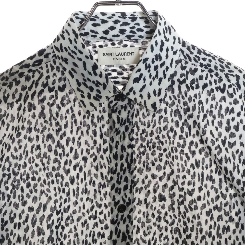 SAINT LAURENT PARIS(サンローランパリ) 13AW エディ期 Leopard Shirt