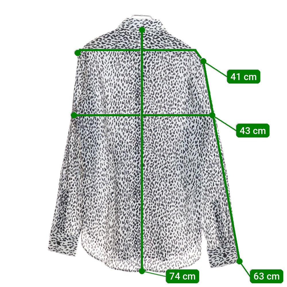 SAINT LAURENT PARIS(サンローランパリ) 13AW エディ期 Leopard Shirt