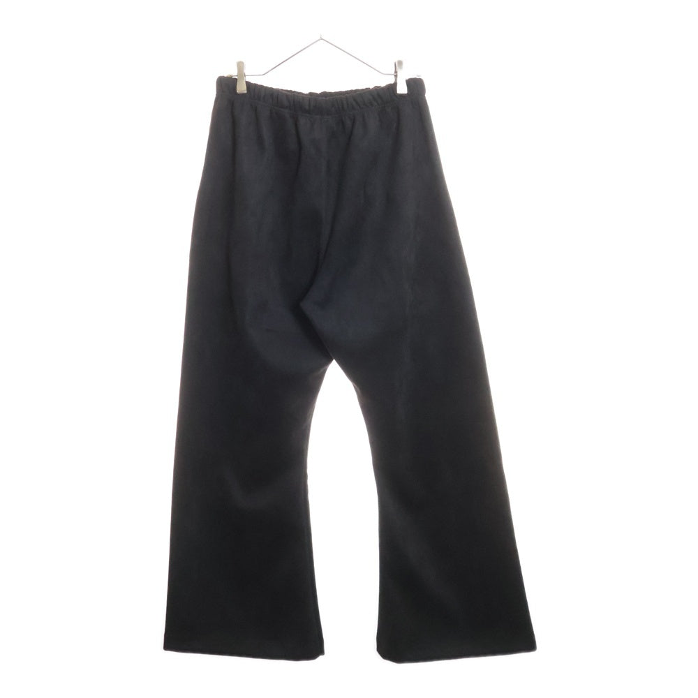 FEAR OF GOD(フィアオブゴッド) Suede Fleece Flare Pant フェイクスウェード フレア パンツ ブラック