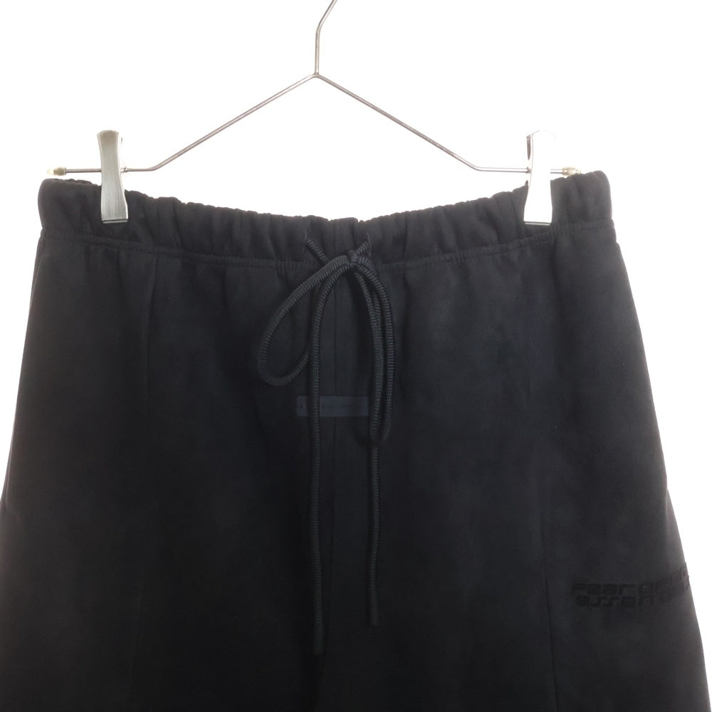 FEAR OF GOD(フィアオブゴッド) Suede Fleece Flare Pant フェイクスウェード フレア パンツ ブラック