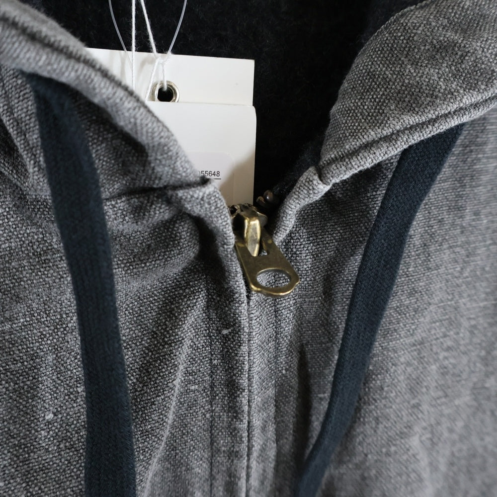 KAPTAIN SUNSHINE(キャプテンサンシャイン) 25AW Cotton Hemp Hoody Jacket コットンヘンプフーディージャケット グレー KS25FJK15