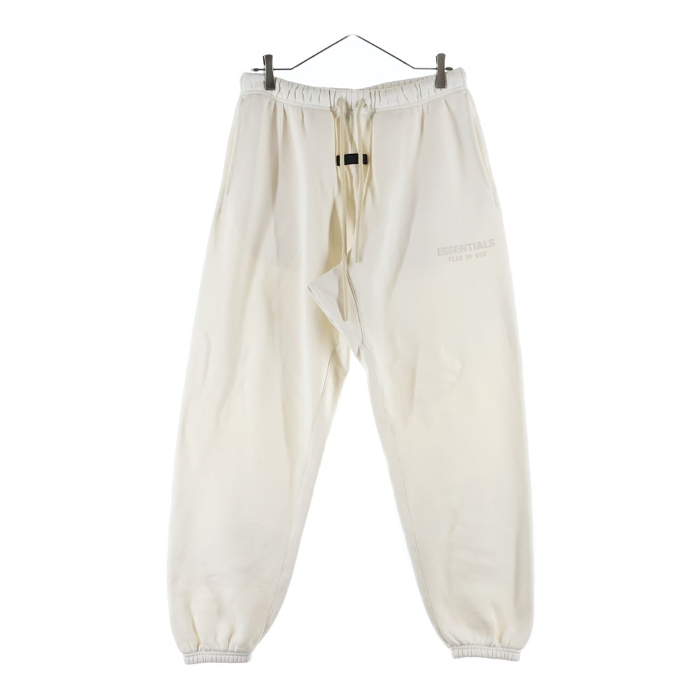 FEAR OF GOD ESSENTIALS(フィアオブゴッド エッセンシャルズ) ラバーロゴ スウェットパンツ ホワイト