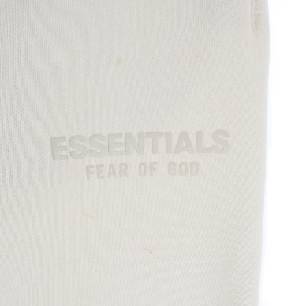 FEAR OF GOD ESSENTIALS(フィアオブゴッド エッセンシャルズ) ラバーロゴ スウェットパンツ ホワイト