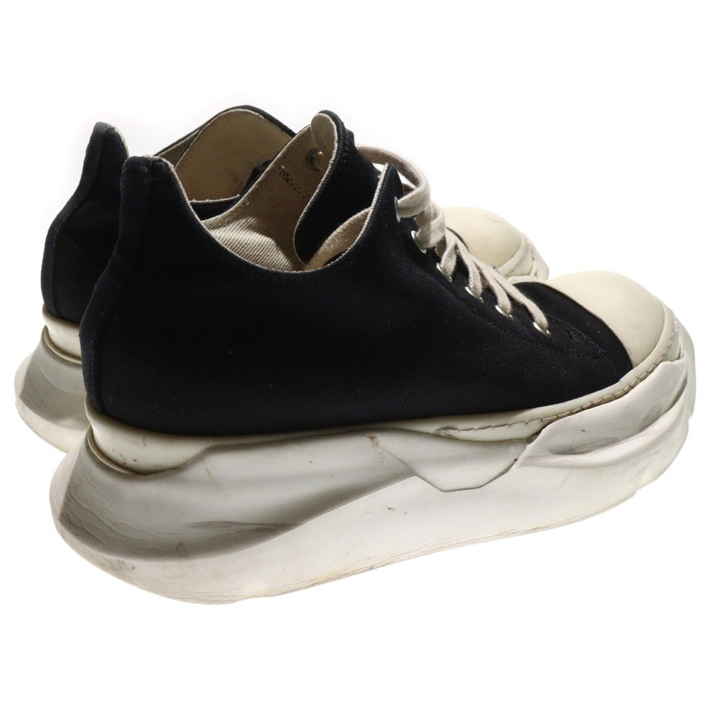 DRKSHDW(ダークシャドウ) ABSTRACT LOW SNEAK アブストラクト ボリュームソール キャンバスローカットスニーカー ブラック/ホワイト 37648