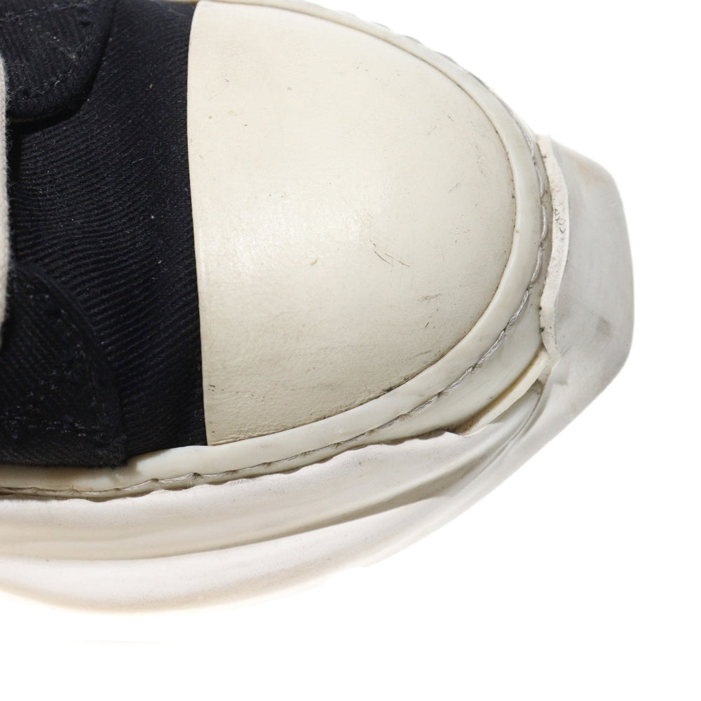 DRKSHDW(ダークシャドウ) ABSTRACT LOW SNEAK アブストラクト ボリュームソール キャンバスローカットスニーカー ブラック/ホワイト 37648