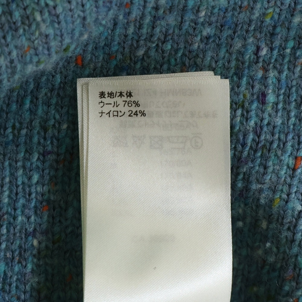LOUIS VUITTON(ルイヴィトン) 22SS モノグラムシグネチャー ニットカーディガン ブルー/グリーン RM221 IZ4 HMN83W