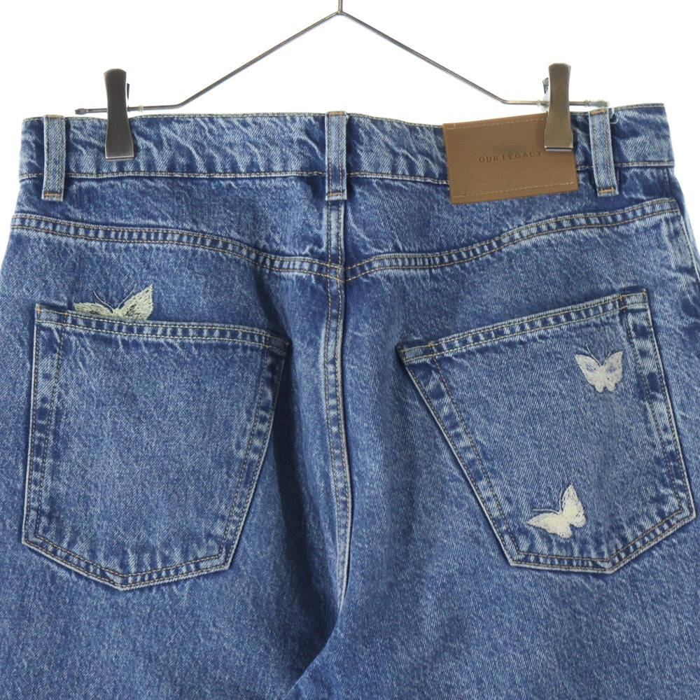 OUR LEGACY(アワーレガシー) 25SS VAST CUT バタフライ刺繍 ストレート