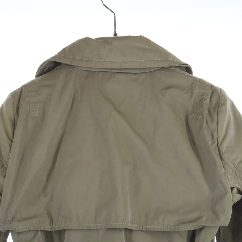 NO BRAND(ノーブランド) CIVIDINI/チヴィディーニ ナイロンロングコート レディース ベージュ