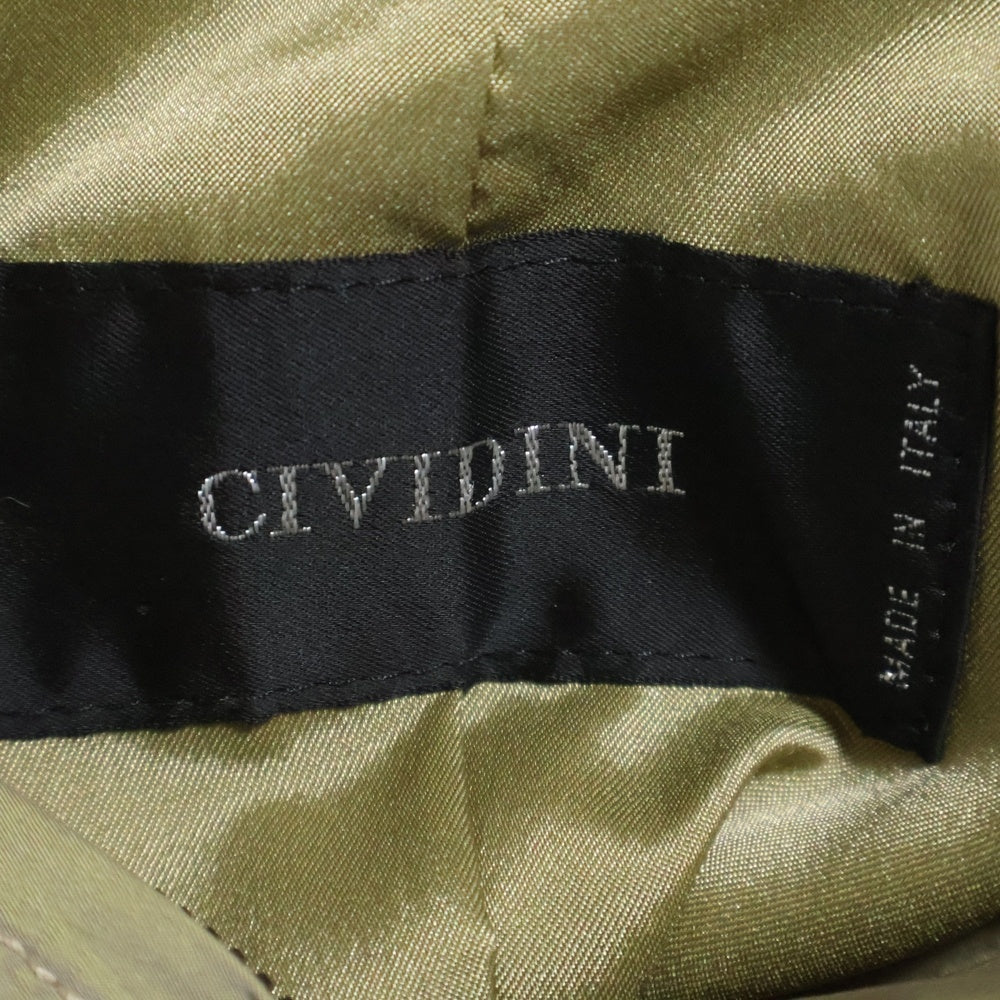 NO BRAND(ノーブランド) CIVIDINI/チヴィディーニ ナイロンロングコート レディース ベージュ
