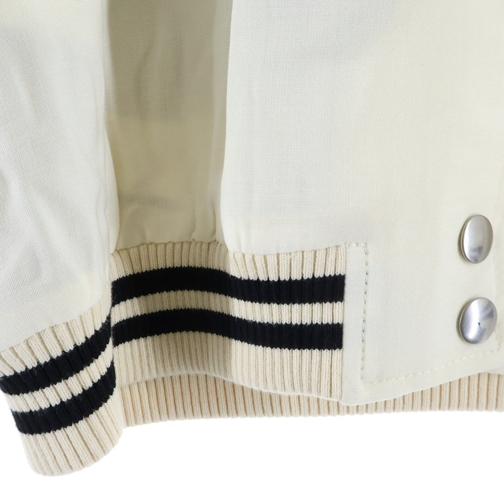 PRADA(プラダ) KID MOHAIR JACKET キッドモヘア ボンバージャケット ホワイト P521PR S000 12I1