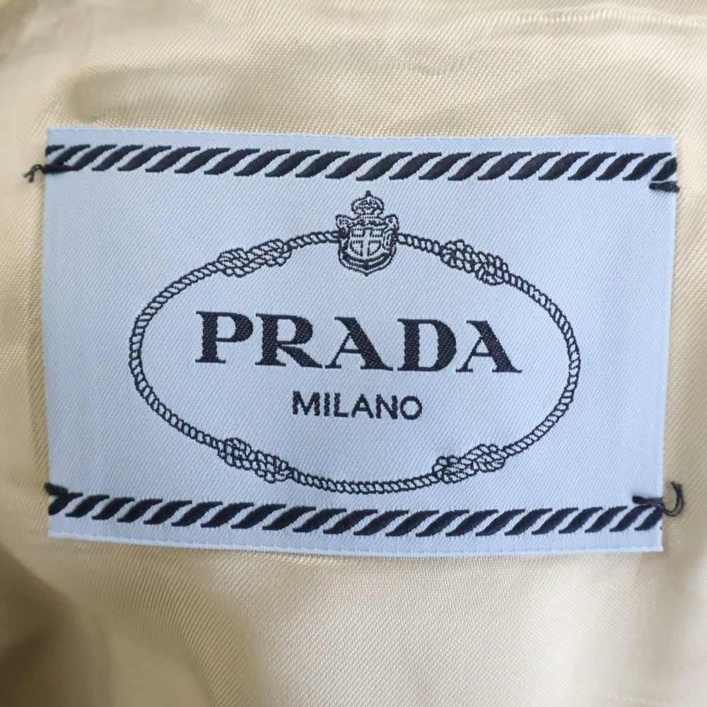 PRADA(プラダ) KID MOHAIR JACKET キッドモヘア ボンバージャケット ホワイト P521PR S000 12I1