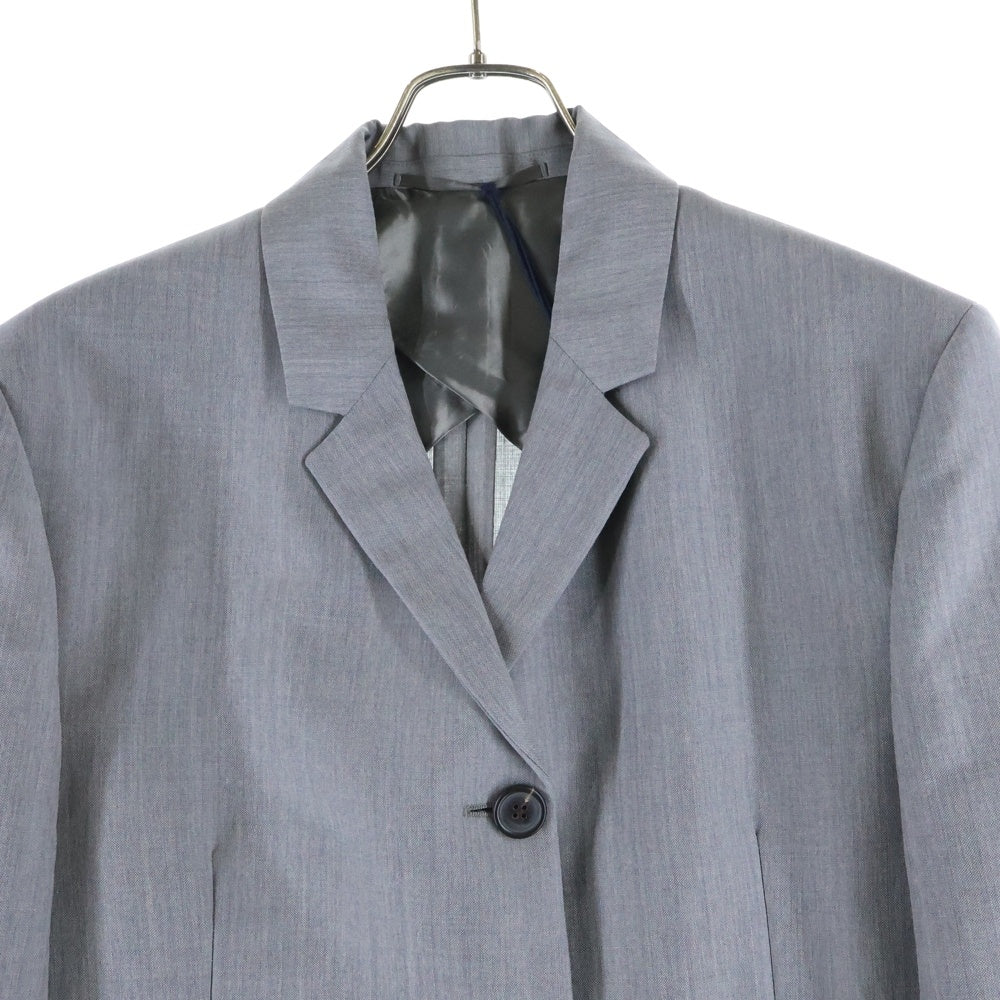 PRADA ウールモヘヤグレー ダブルブレストジャケット、スラックス2022AW PRADA(プラダ) Grey Mohair Blend Blazer キッドモヘアシングル
