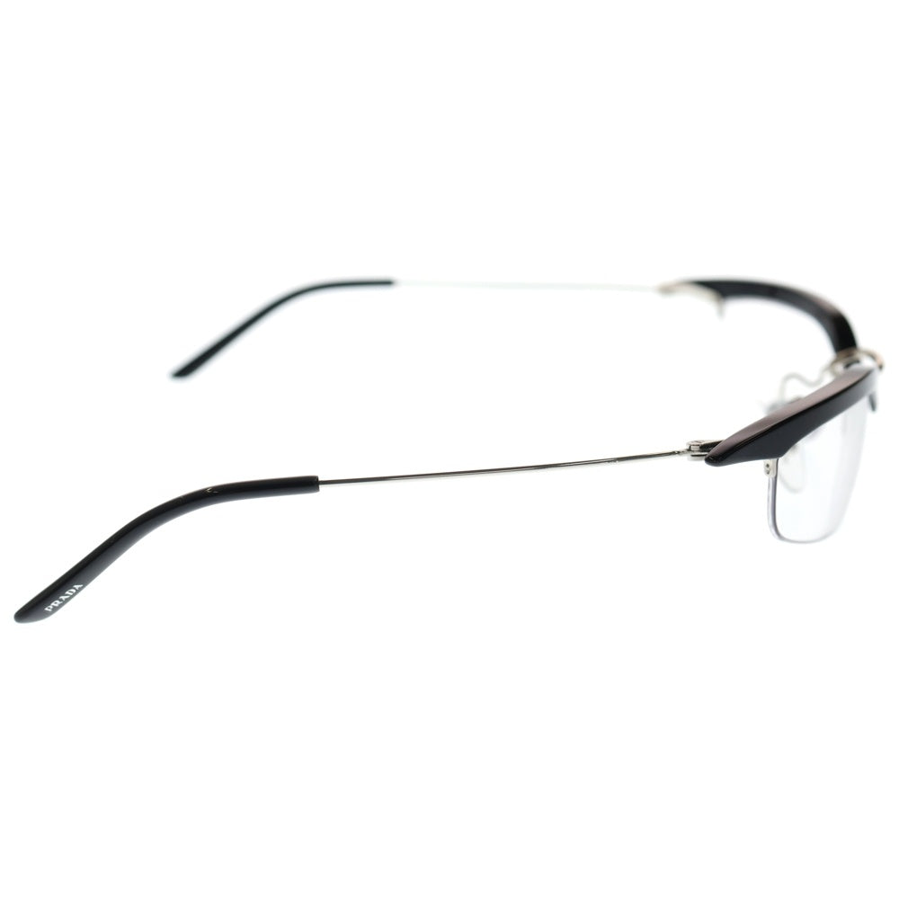 PRADA(プラダ) キャットアイ クリアレンズ アイウェア 眼鏡 SPR B50 ブラック