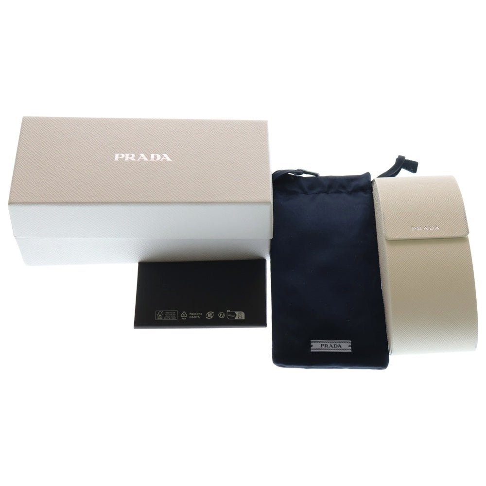 PRADA(プラダ) キャットアイ クリアレンズ アイウェア 眼鏡 SPR B50 ブラック