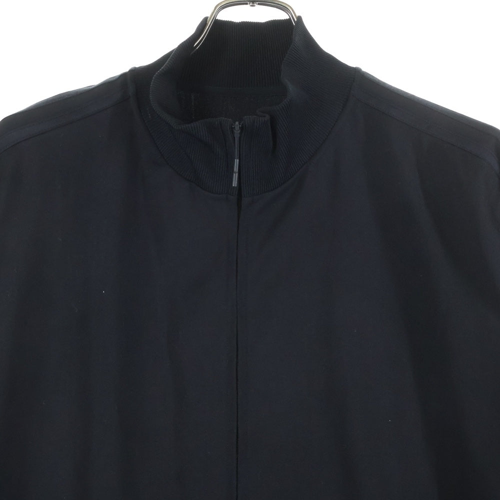 Y-3(ワイスリー) M CRFT 3STP LONG TRACK TOP FN5752 ウール ジップアップロングジャケット ブラック