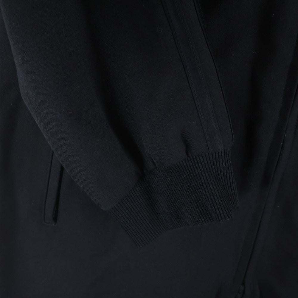 Y-3(ワイスリー) M CRFT 3STP LONG TRACK TOP FN5752 ウール ジップアップロングジャケット ブラック