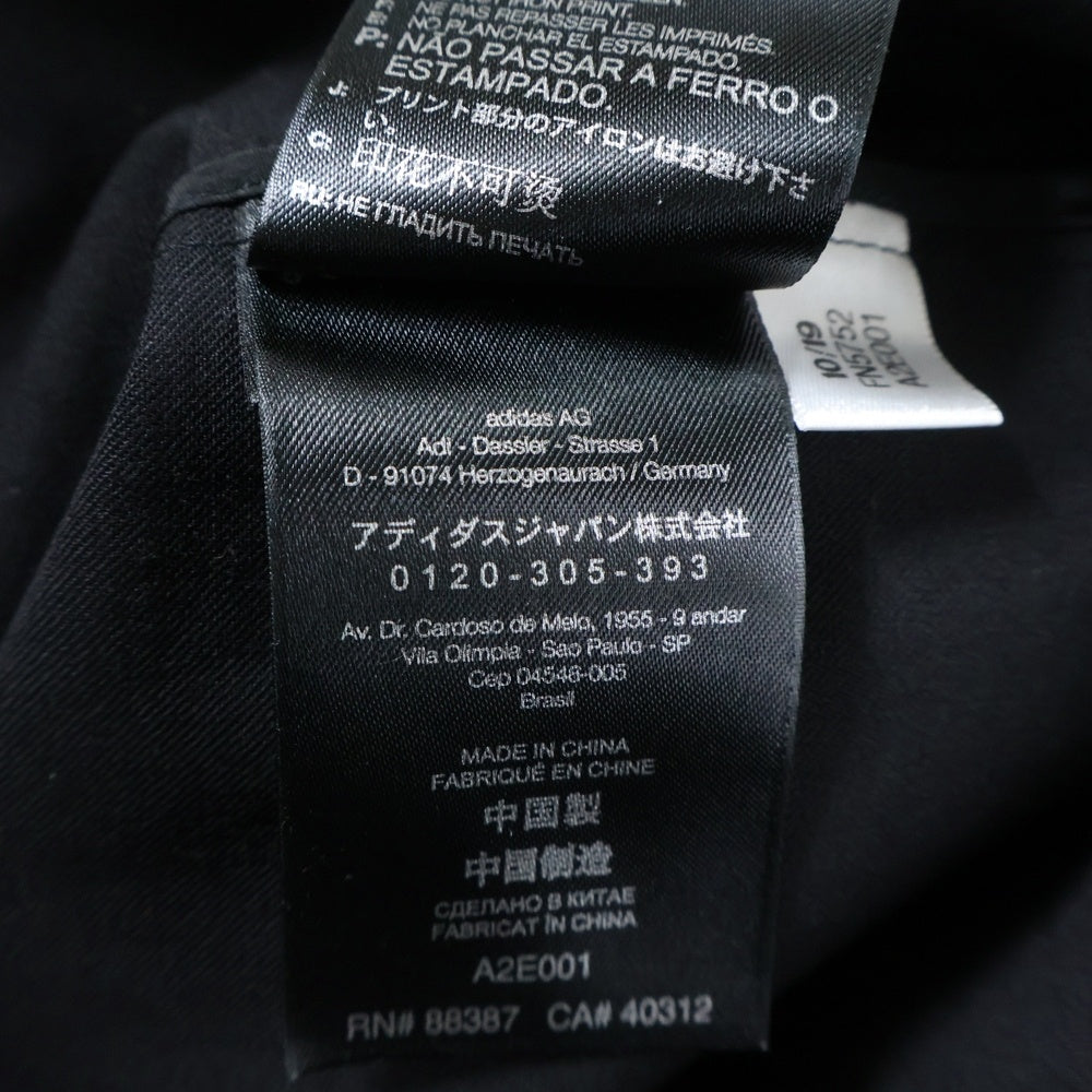 Y-3(ワイスリー) M CRFT 3STP LONG TRACK TOP FN5752 ウール ジップアップロングジャケット ブラック