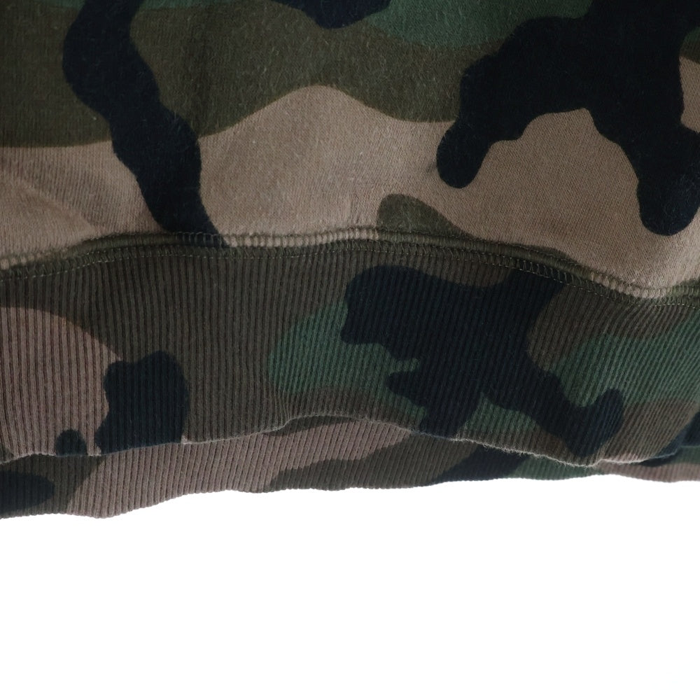 VALENTINO(ヴァレンティノ) ロゴプリント カモフラ プルオーバーパーカー フーディー RV3MF02CMEL