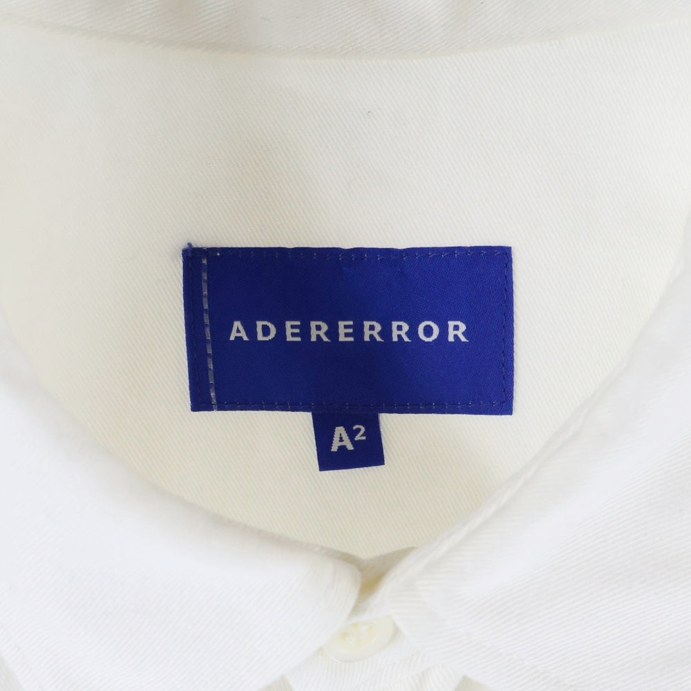 ADER ERROR(アーダーエラー) 22AW Speric logo shirt BLAFWLS01WH2 スペリックロゴ 長袖シャツ ホワイト