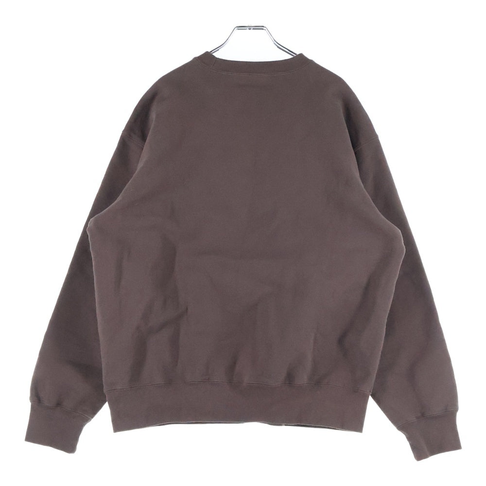 SUPREME(シュプリーム) 22AW Box Logo Crewneck Sweatshirt ボックスロゴ スウェット クルーネックシャツ トレーナー ブラウン