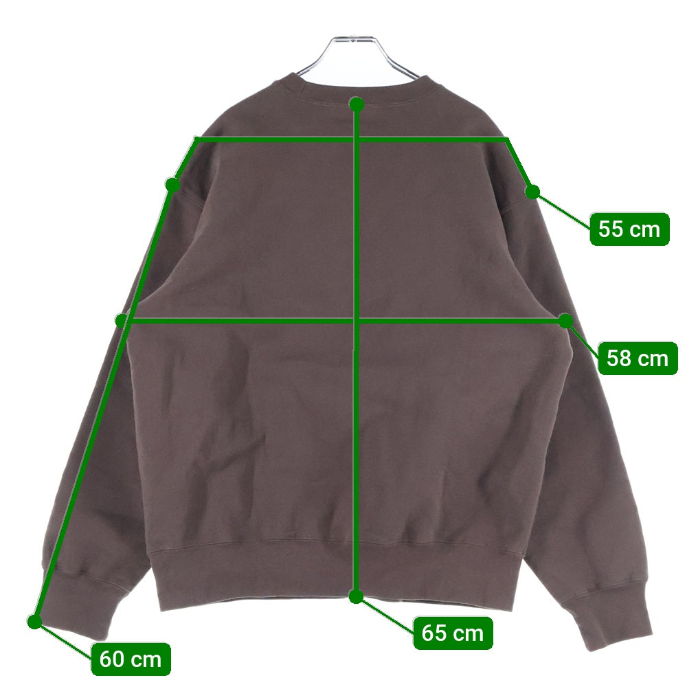 SUPREME(シュプリーム) 22AW Box Logo Crewneck Sweatshirt ボックスロゴ スウェット クルーネックシャツ トレーナー ブラウン