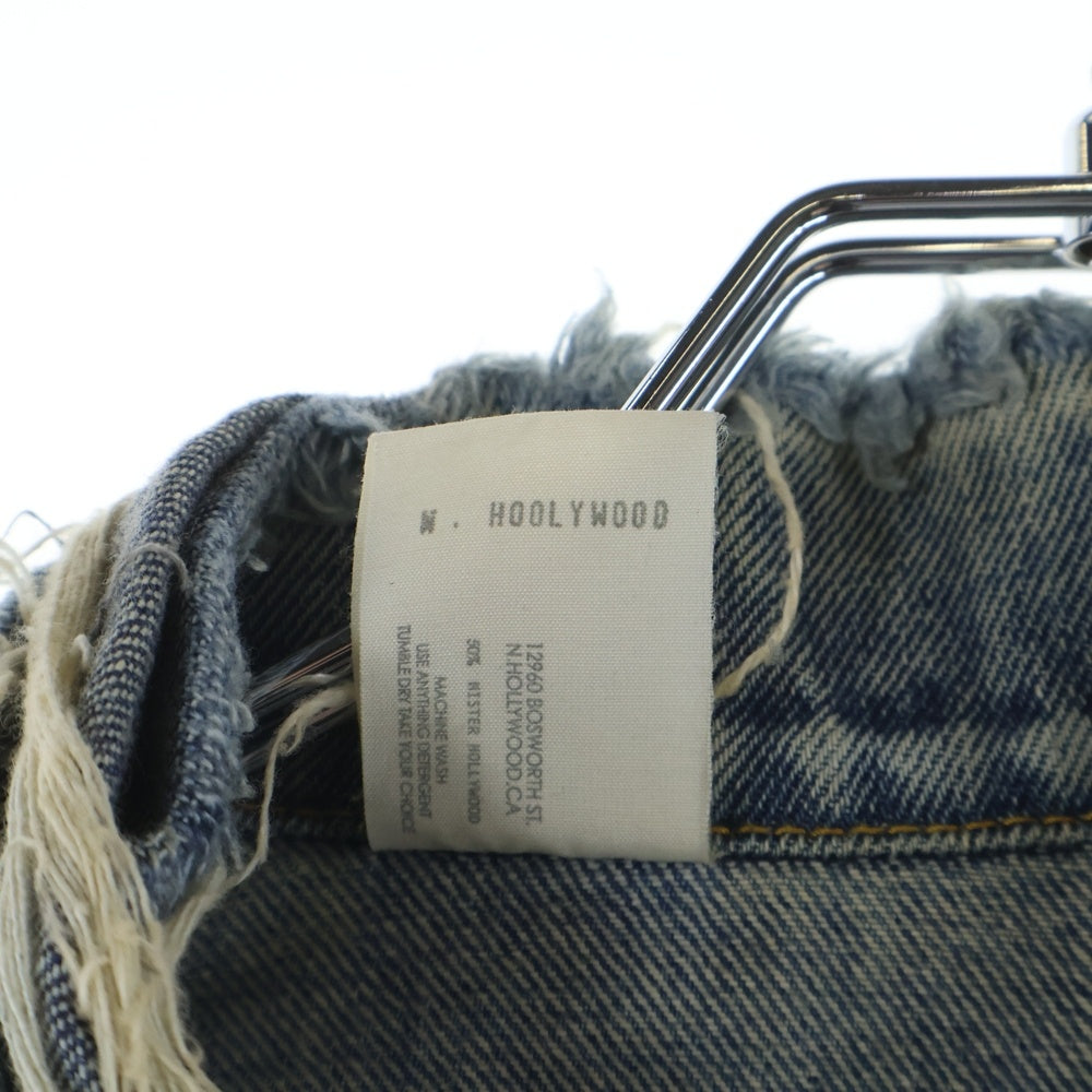 N.HOOLYWOOD(エヌハリウッド) ×New Manual ダメージ加工 デニムジャケット インディゴ NH-NM-001