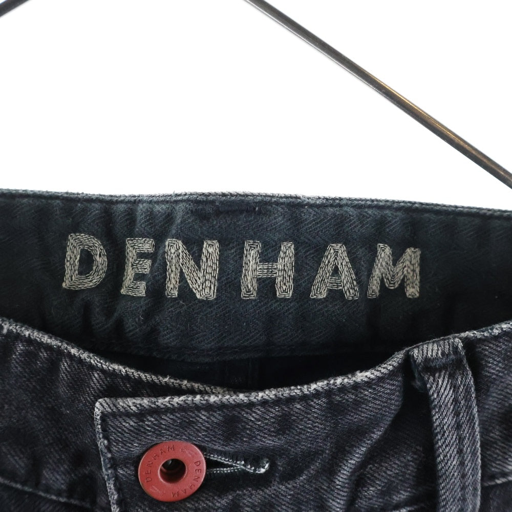 DENHAM(デンハム) Damaged Skin Slim Fit Pants 01-22-01-11-032 ダメージ加工 スキン スリムフィット デニムパンツ ブラック
