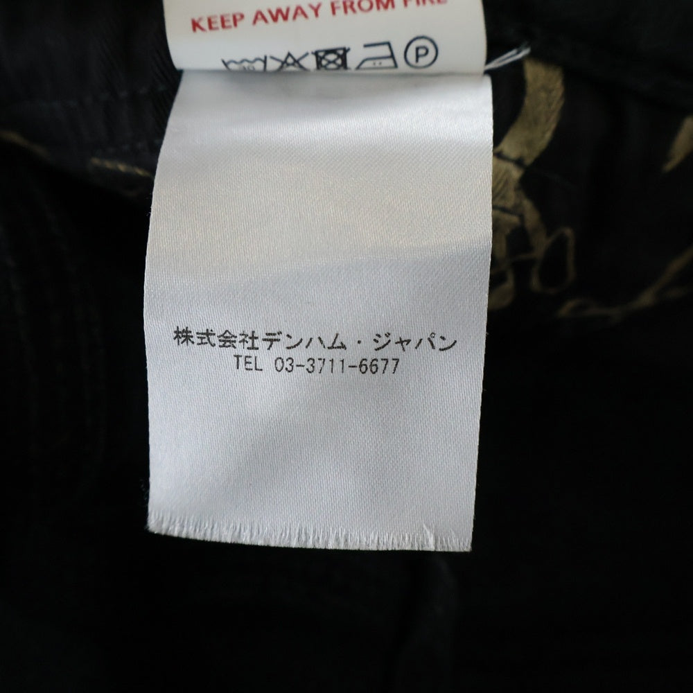 DENHAM(デンハム) Damaged Skin Slim Fit Pants 01-22-01-11-032 ダメージ加工 スキン スリムフィット デニムパンツ ブラック