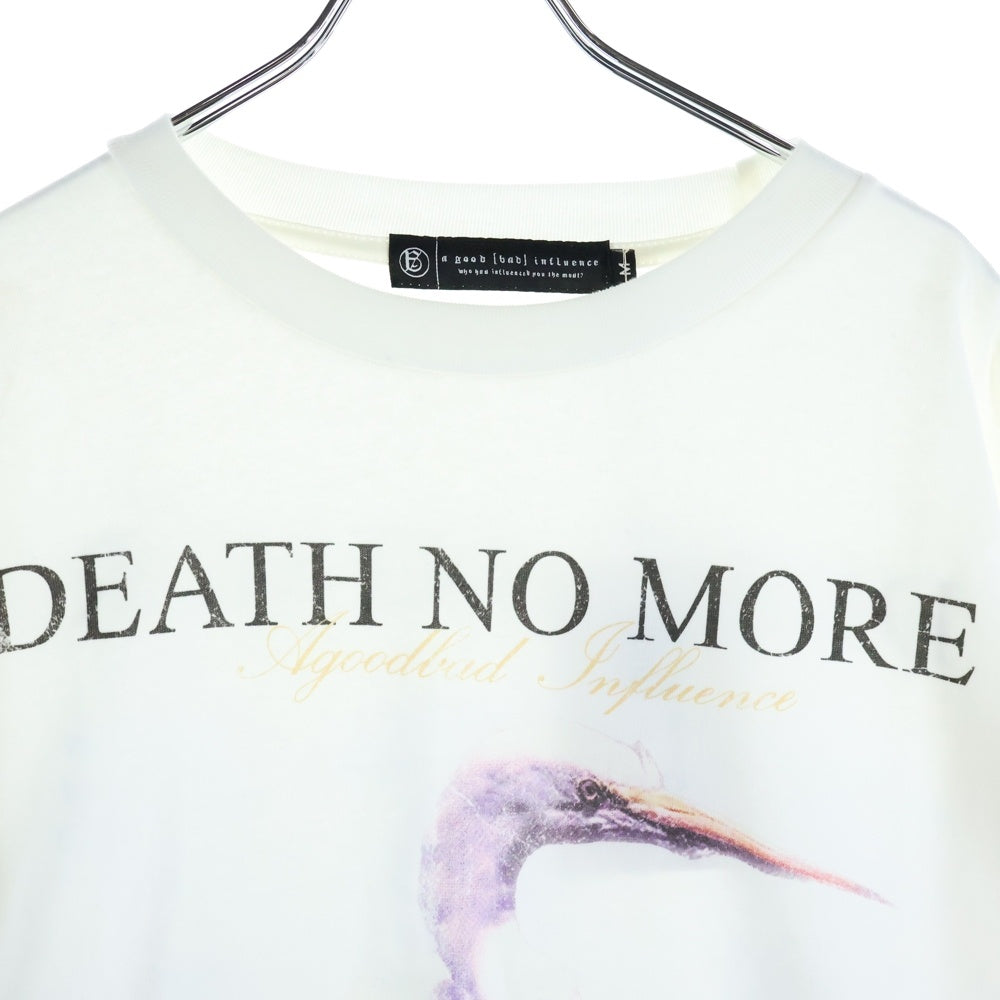 A GOOD BAD INFLUENCE(アグッドバッドインフレンス) Death No More LS Tee デス ノー モア 長袖Tシャツ カットソー ブラック