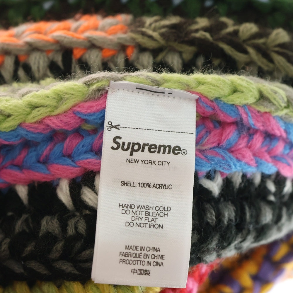 SUPREME(シュプリーム) 23AW Hand Tied Beanie 手編み ビーニー マルチ
