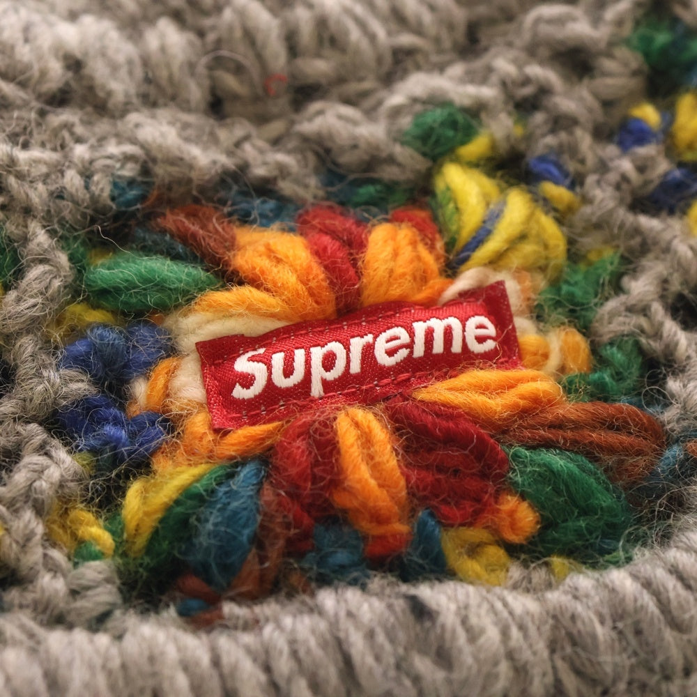 SUPREME(シュプリーム) 25SS Crochet Beanie クロシェ ビーニー グレー