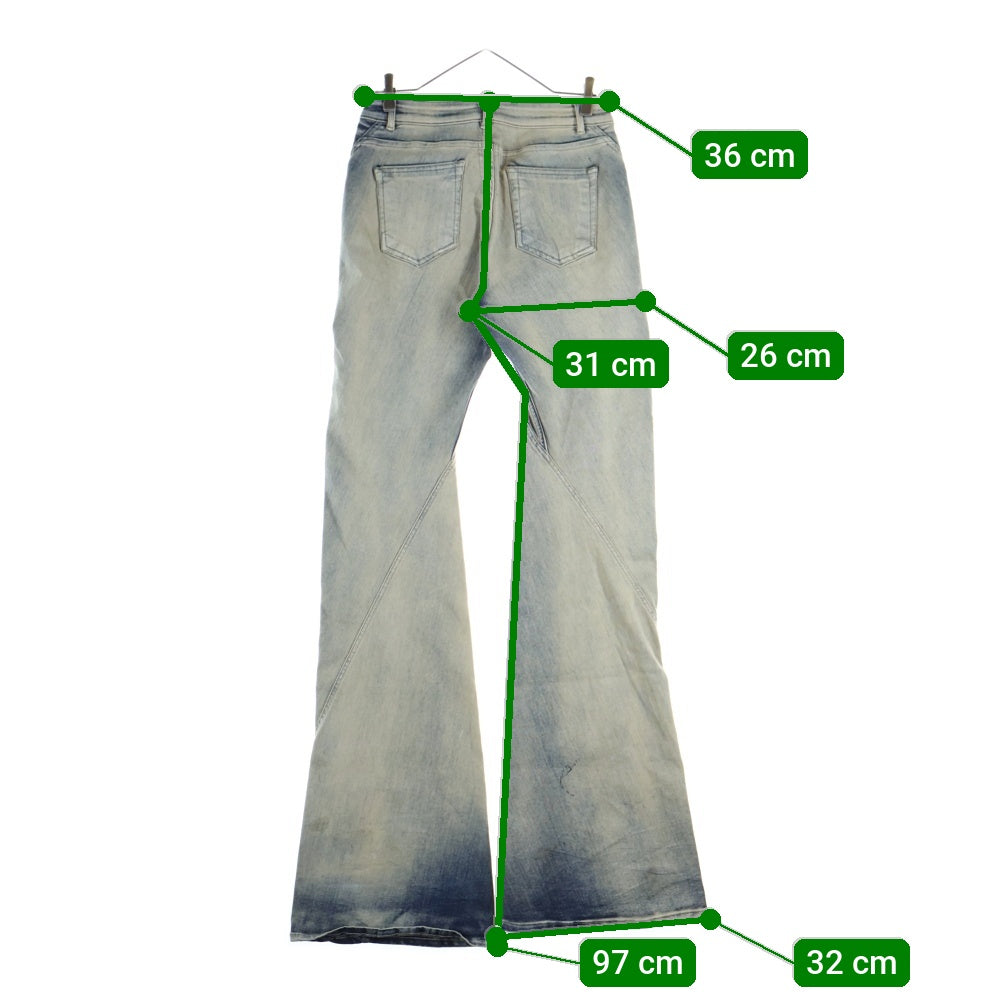 DRKSHDW(ダークシャドウ) Bias Boots Cut Sky DS01D1302-SKY バイアス ブーツカット スカイ フレアデニム パンツ インディゴ