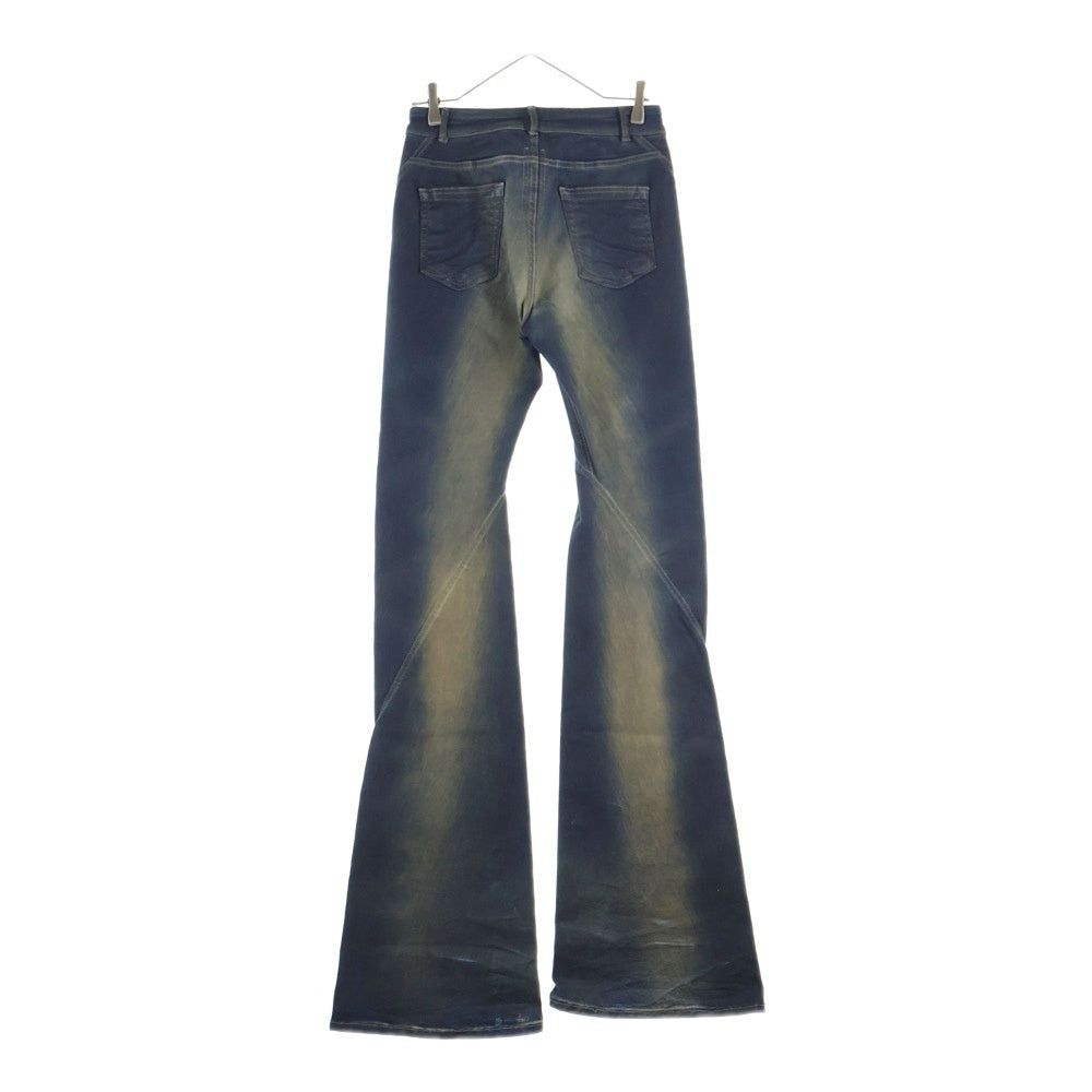 DRKSHDW(ダークシャドウ) Bias Boots Cut Mud DS02C5302-SDM バイアス ブーツカット マッド フレアデニム パンツ ブラック