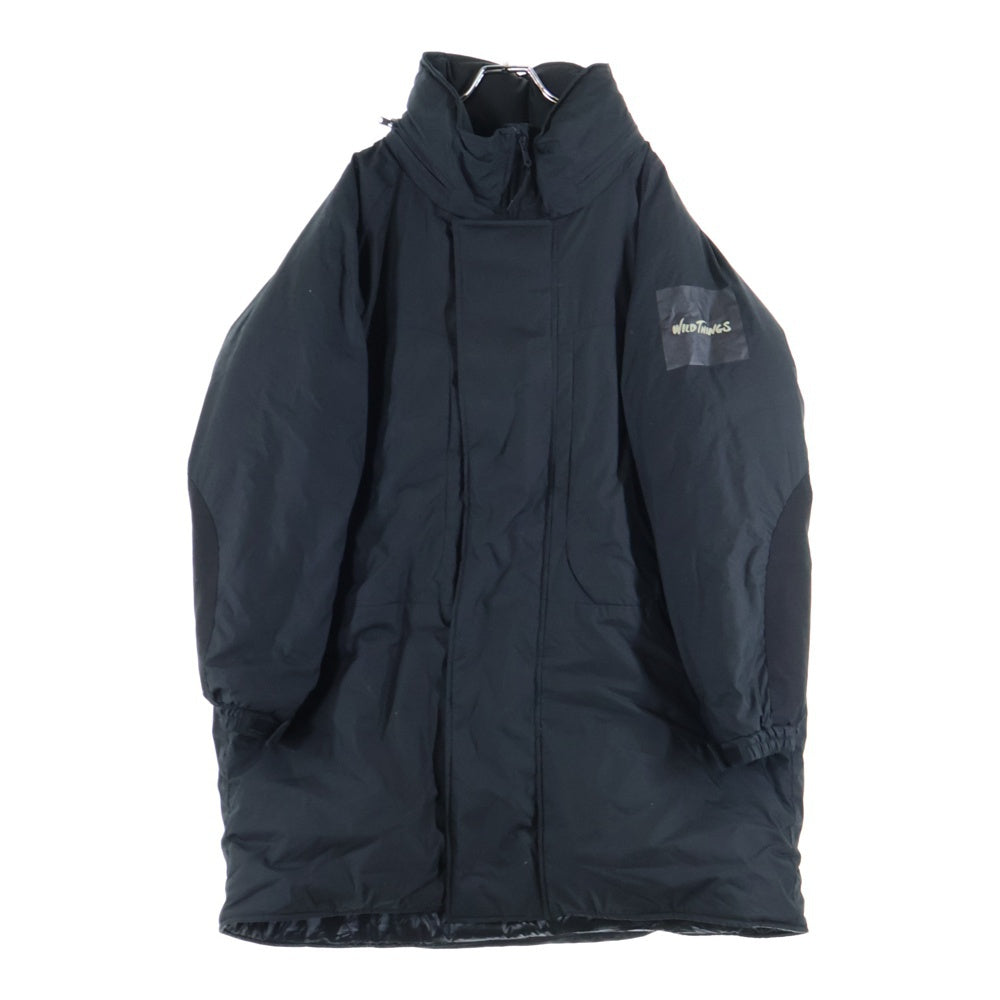 WILD THINGS(ワイルドシングス) MONSTER PARKA WT19104SN プリマロフト モンスターパーカー フード付き ロングジャケット ブラック