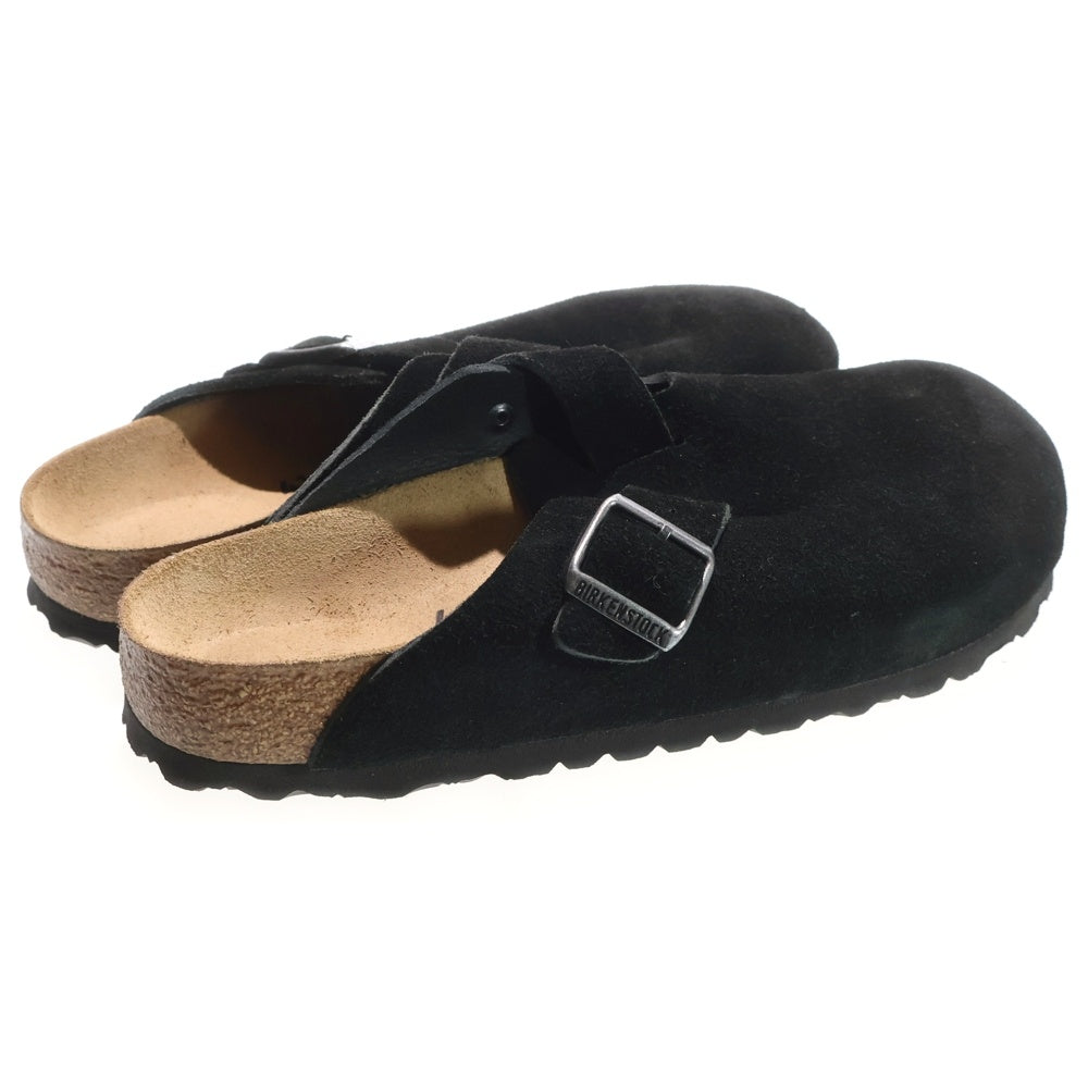 BIRKENSTOCK(ビルケンシュトック) Boston LEVE Black 1027067 ボストン スエードサンダル ブラック