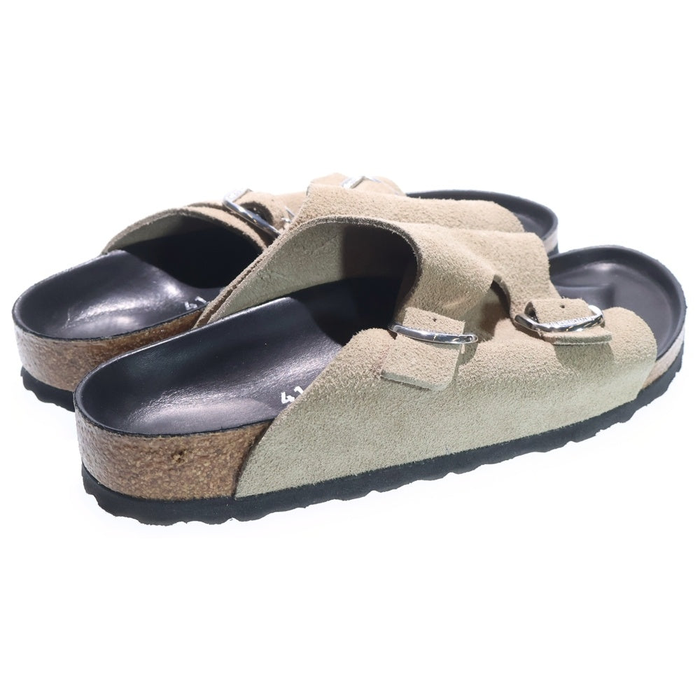 BIRKENSTOCK(ビルケンシュトック) BEAUTY&YOUTH 別注 ZURICH ビューティアンドユース 別注 チューリッヒ スエードサンダル ベージュ