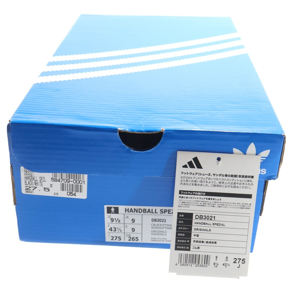 adidas(アディダス) HANDBALL SPEZIAL DB3021 ハンドボールスペツィアル ローカットスニーカー ブラック US9.5/27.5cm