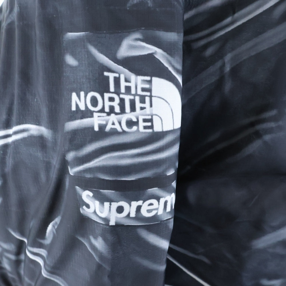 SUPREME(シュプリーム) 23SS ×THE NORTH FACE PC PRINTED NUPTSE JACKET NF0A84NW ノースフェイス プリント ヌプシダウンジャケット ブラック