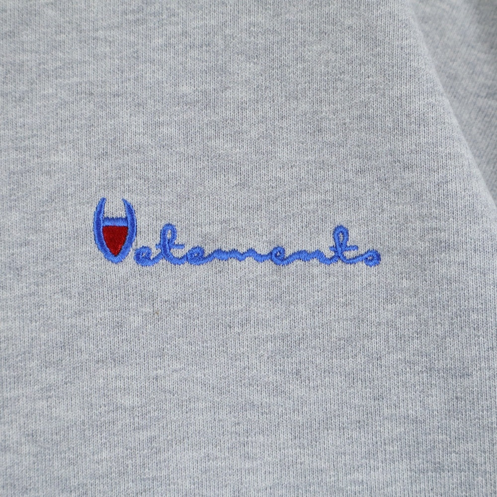 VETEMENTS(ヴェトモン) 16SS ×Champion Sweat MS16TP26 スウェットトレーナー グレー
