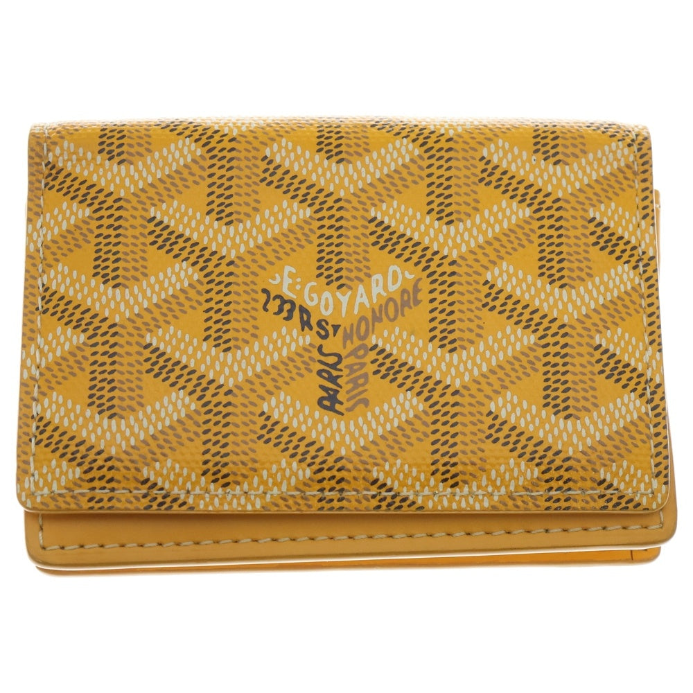 GOYARD(ゴヤール) マルゼルブ レザーカードケース イエロー