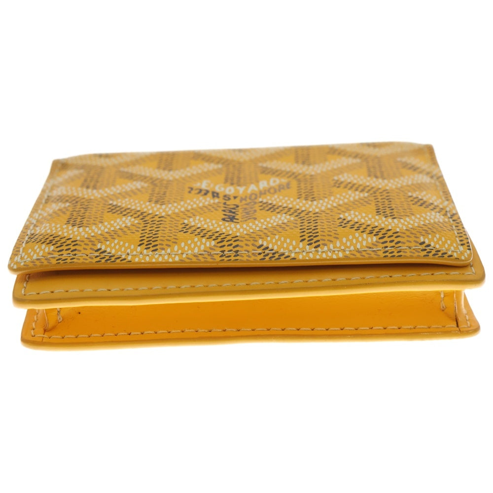 GOYARD(ゴヤール) マルゼルブ レザーカードケース イエロー