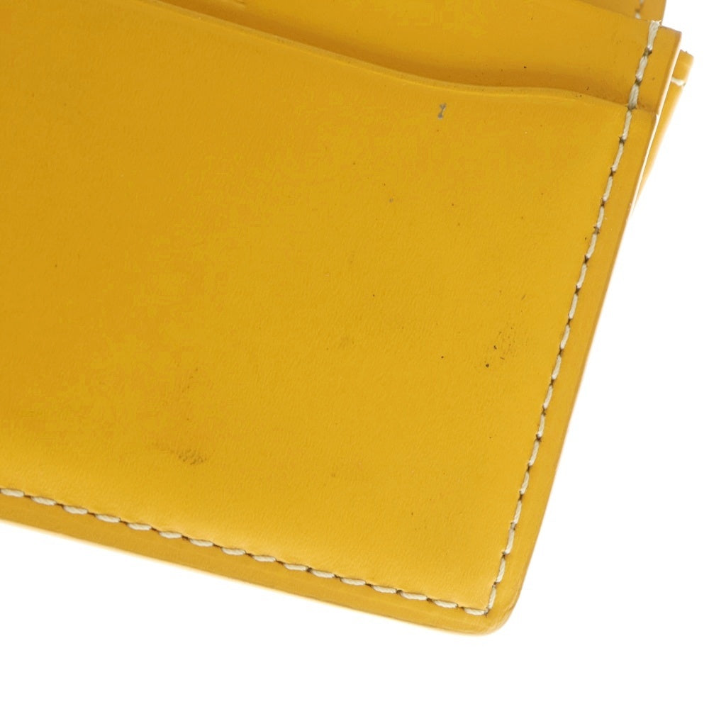 GOYARD(ゴヤール) マルゼルブ レザーカードケース イエロー